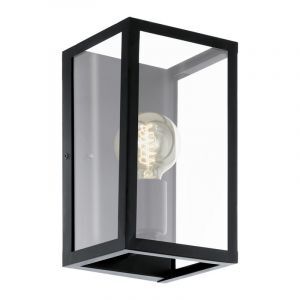 Black industrial wall light steel, Yagmur