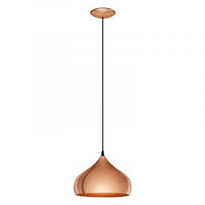 Copper retro pendant light metal, Ancone