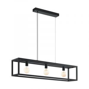 Black industrial pendant light metal, Jaxx