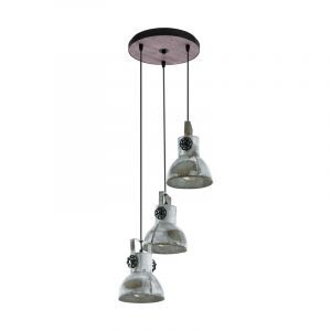 Wood pendant light brown, Angelina