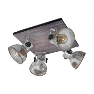 Wood ceiling spotlight brown, Angelina