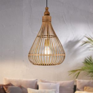 Rustic pendant light wood, Firenze