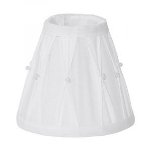White Lampshade Noah, Fabric, Country