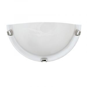 Chrome wall light glass, Alcor