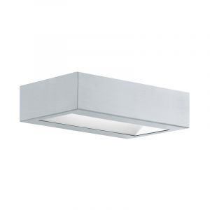 Silver modern outdoor light stainless steel, Simen, 4W, 3000K LED, IP44