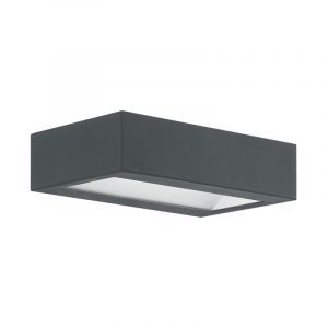 Anthracite modern outdoor light steel, Simen, 4W, 3000K LED, IP44