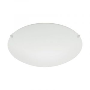 White flush ceiling light glass, Bada