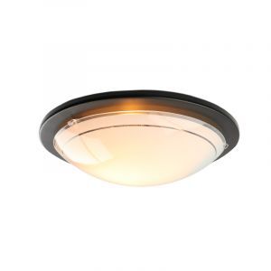 White flush ceiling light glass, Agena