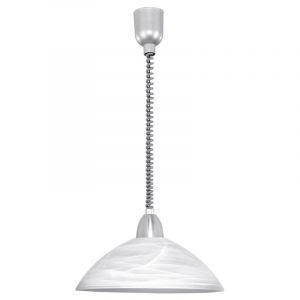 White classic pendant light glass, Brandon