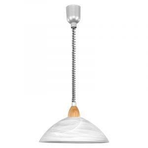 White classic pendant light glass, Brandon