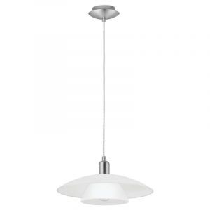 White design pendant light glass, Lariana
