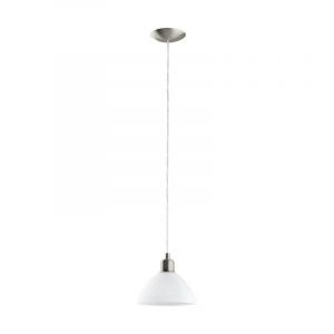 White design pendant light glass, Lariana