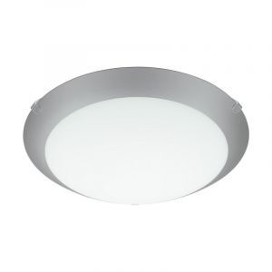 White flush ceiling light glass, Bada