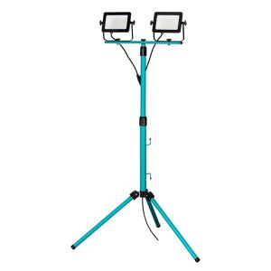 Blue work light aluminium, Angelos, 30W, 4000K LED, IP65, with switch