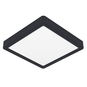 White flush ceiling light plastic, Geraldo, 17W, 3000K LED