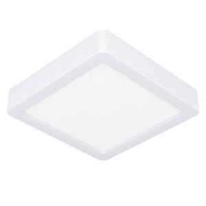 White flush ceiling light plastic, Geraldo, 11W, 3000K LED