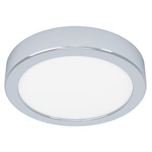 Chrome bathroom ceiling light plastic, Geraldo, 11W, 3000K LED, IP44