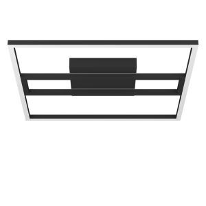 Black modern smart ceiling light aluminium, Cecilia, 21W, warm to cold white adjustable LED