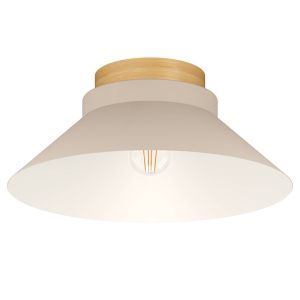 Beige ceiling light wood, Lucy