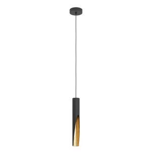Golden modern pendant light aluminium, Aloysius