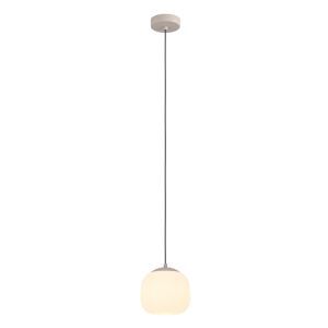 Taupe pendant light glass, Claudia
