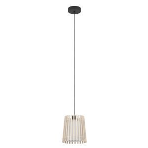 Rustic dining table hanging lamp wood, Farah