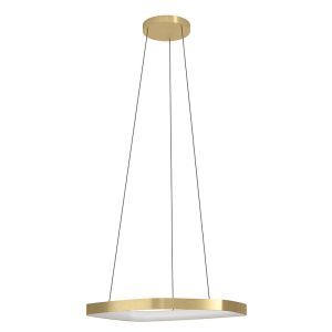 Golden design pendant light aluminium, Samson, 25,2W, 3000K LED