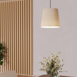 Black modern pendant light fabric, Siham