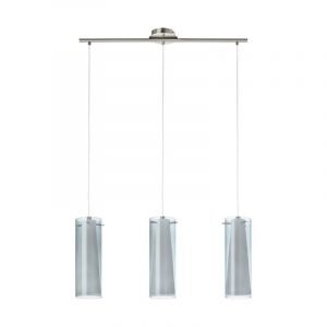 Grey pendant light smoke glass, Barceno