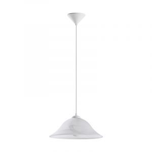 White pendant light glass, Anouar