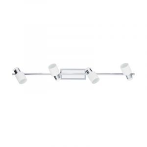 Chrome retro ceiling spotlight steel, Nicolas