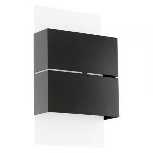 Black modern outdoor light metal, Ishaya, 3W, 3000K LED, IP44
