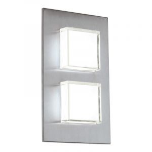 Silver modern outdoor light stainless steel, Jorien, 3W, 3000K LED, IP44