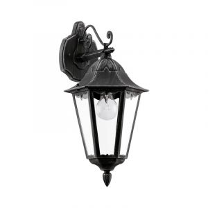 Black classic outdoor light aluminium, Leanna, IP44