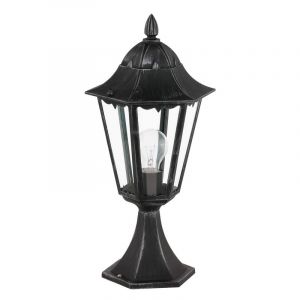 Black classic outdoor light aluminium, Leanna, IP44