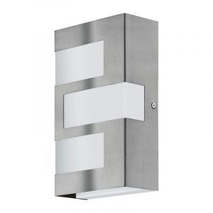 Silver modern outdoor light plastic, Maegan, 3W, 3000K LED, IP44