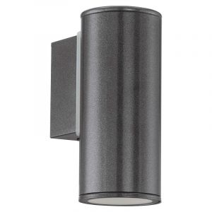 Anthracite modern outdoor light metal, Marlies, IP44