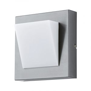 Silver outdoor light plastic, Mell, 4W, 3000K LED, IP44