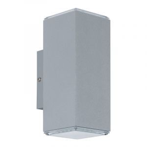 Silver modern outdoor light aluminium, Nadira, 4W, 3000K LED, IP44