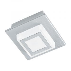 Silver modern flush ceiling light plastic, Elsien, 3W, 3000K LED