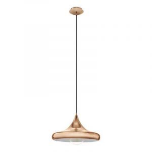 Copper design pendant light metal, Piglio