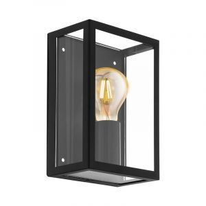 Black industrial outdoor light steel, Alihan, IP44