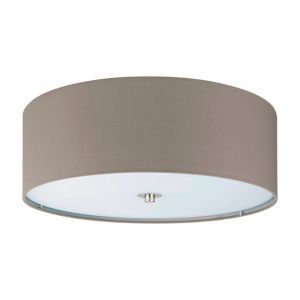 Taupe modern ceiling light fabric, Abano