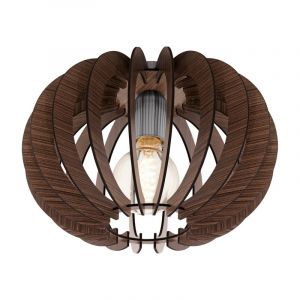 Brown design ceiling light wood, Kiran
