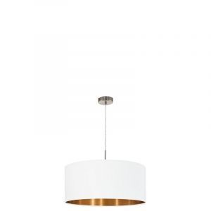 Copper modern pendant light fabric, Abano