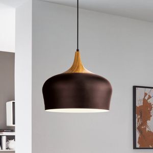 Brown modern pendant light metal, Annemarije