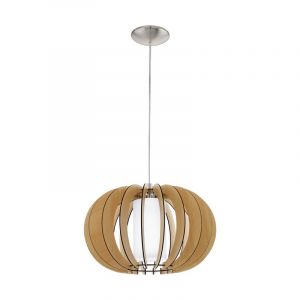 Rustic pendant light wood, Kiran