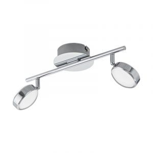 Chrome modern ceiling spotlight steel, Tjark, 5W, 3000K LED
