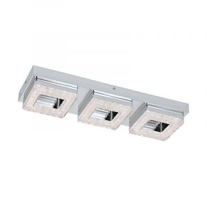 Chrome modern wall light plastic, Arjo, 4W, 3000K LED