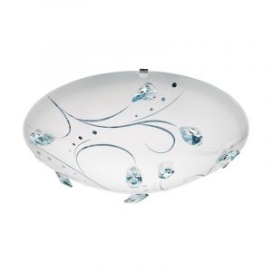 White ceiling light glass, Arsalan, 16W, 4000K LED